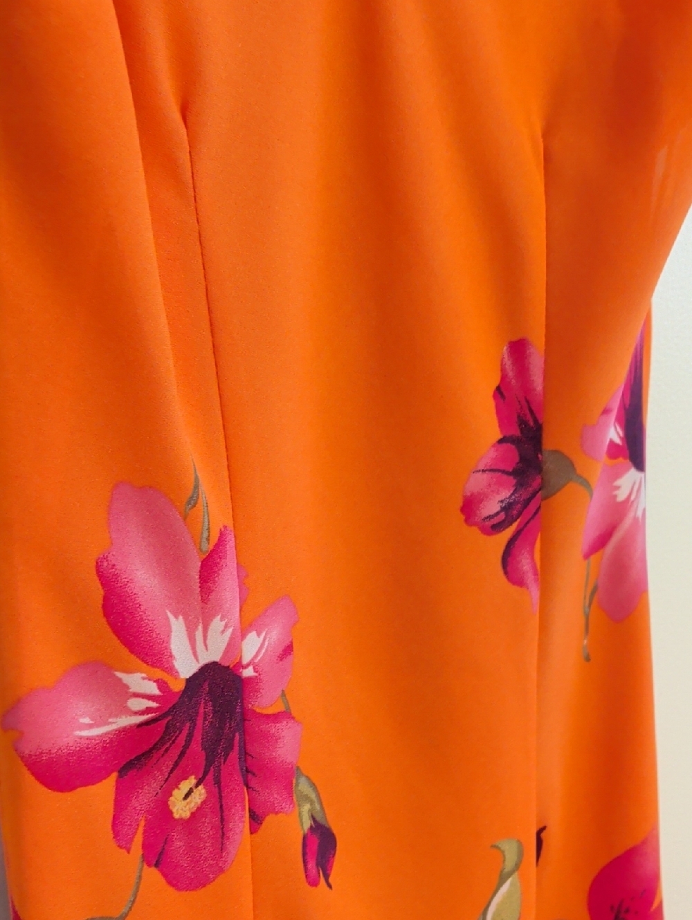 VINTAGE JESSICA midi slip dress with pink floral print - Picture 7 of 8